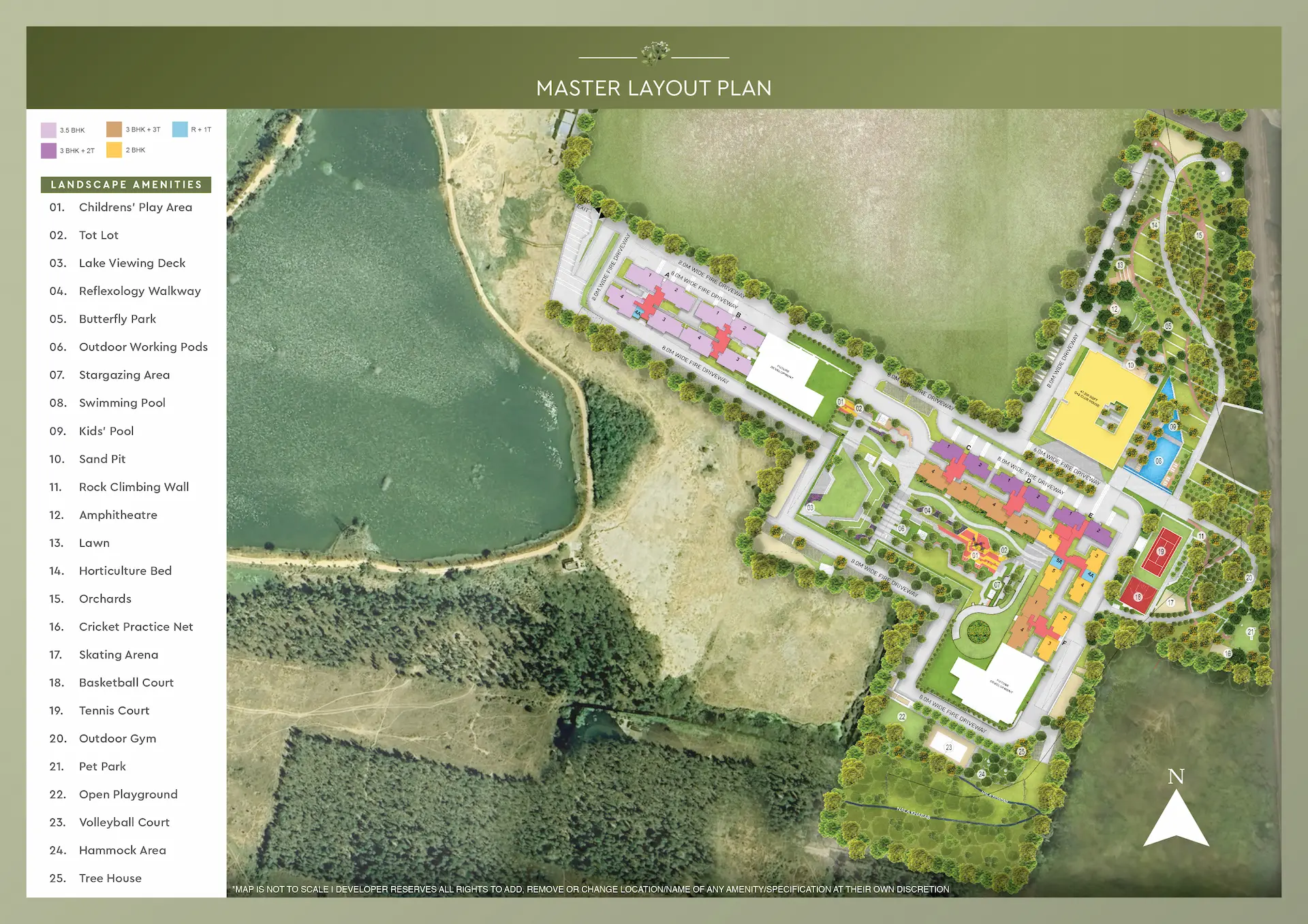 Godrej Lakeside Orchard Master Plan